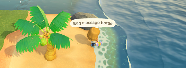 Animal Crossing New Horizons egg message bottle