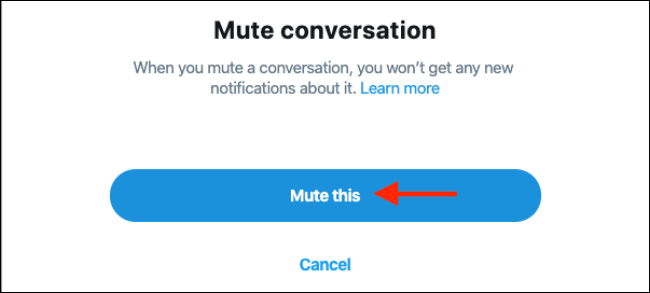 Click on Mute This