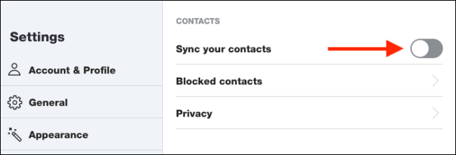 Sync your contacts on Skype desktop