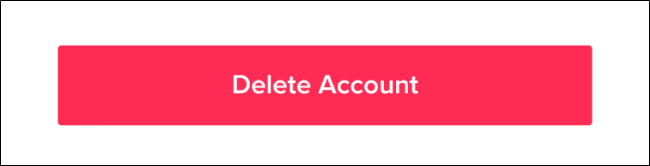 TikTok Delete Account
