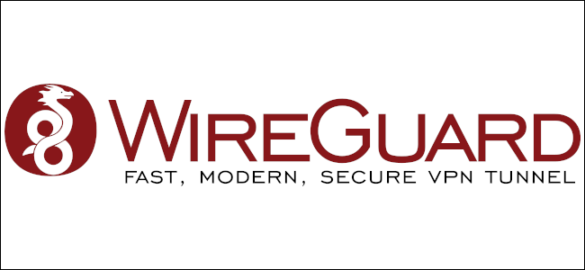 The WireGuard logo. Burgundy lettering on a white background.