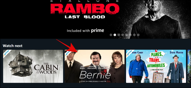 Amazon Prime Video Show Selection