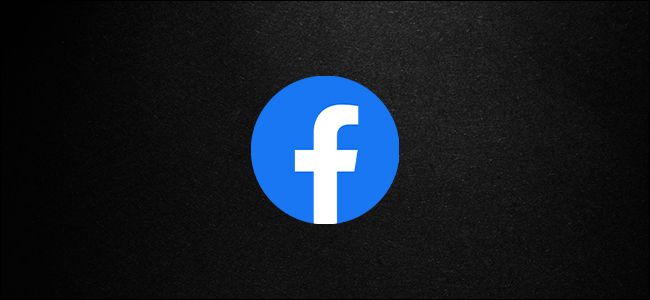 Facebook Logo with Dark Mode Background
