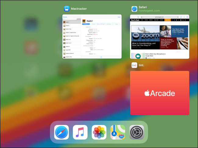 App Switcher on iPad after app was closed