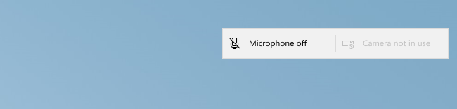 Microsoft's Video Conference Mute bar on Windows 11.