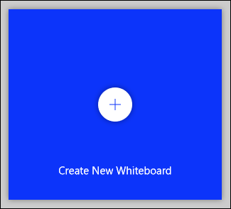 Click &quot;Create New Whiteboard.&quot;