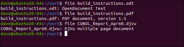 file build_instructions.odt in a terminal window