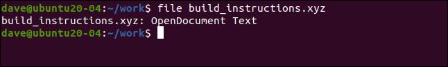 file build_instructions.xyz in a terminal window