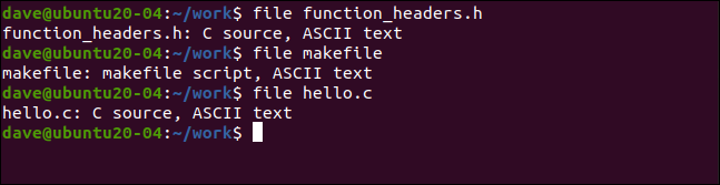 file function+headers.h in a terminal window