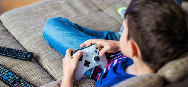 Child Holding Xbox One Controller