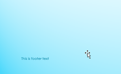 Edit text in Footer Gif