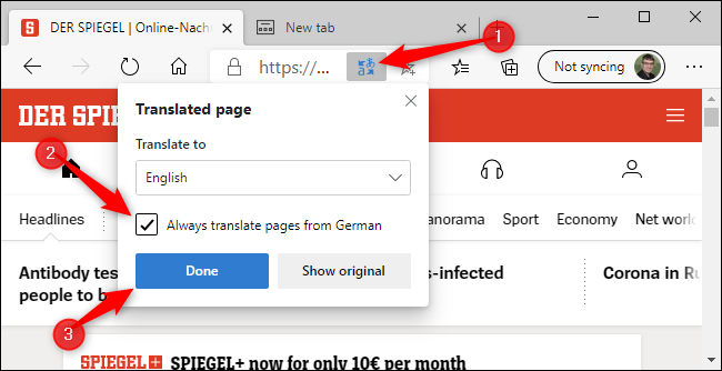 How to Automatically Translate a Web Page in Microsoft Edge