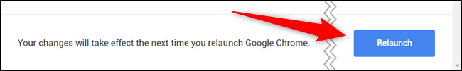 Click the blue "Relaunch" button