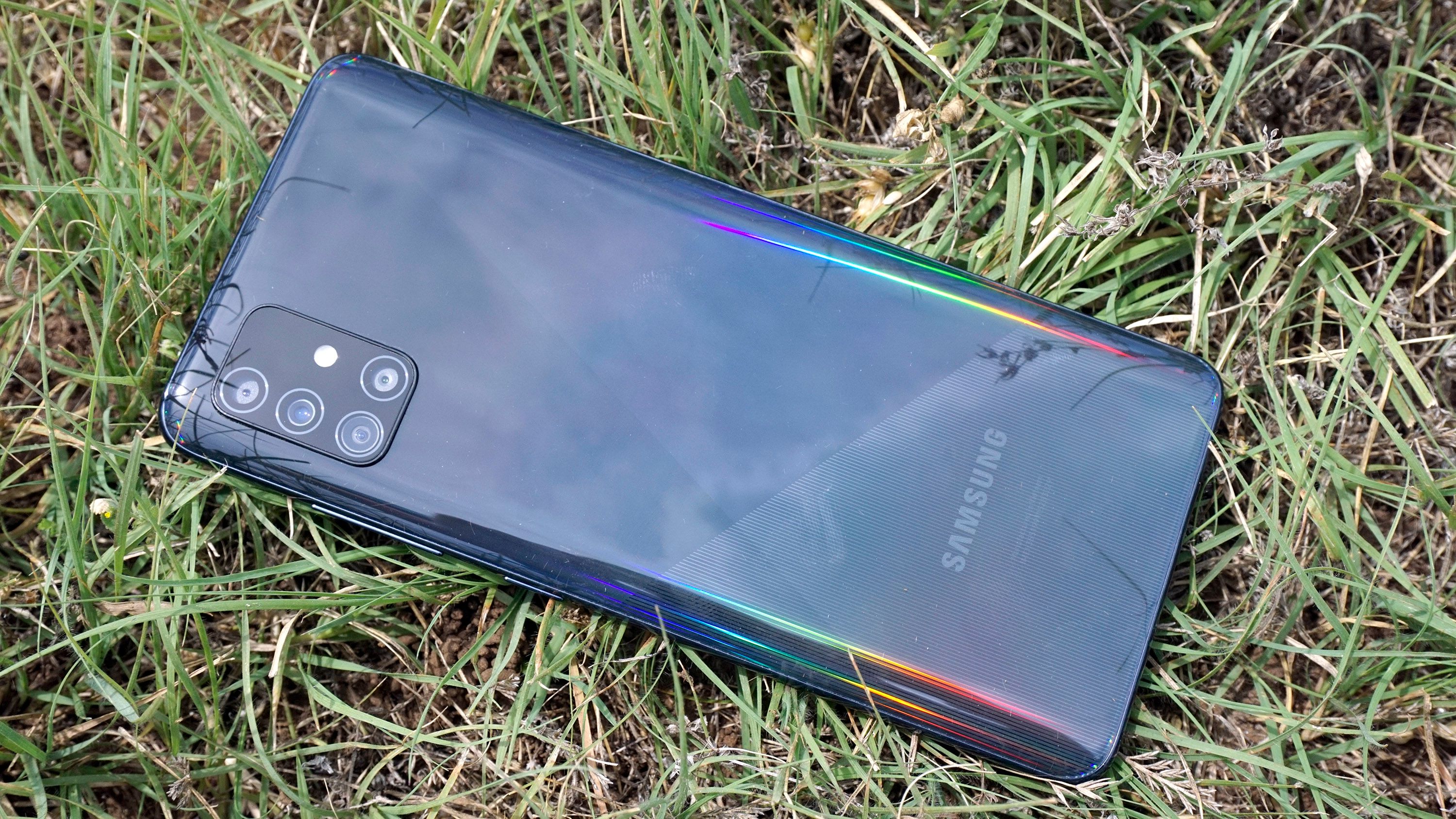 Galaxy A51 from the rear