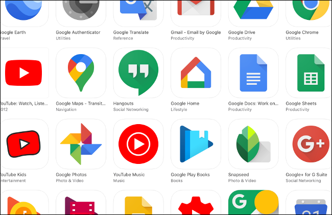 Google Apps for iOS