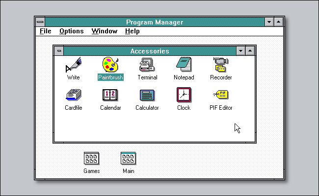 Microsoft Windows 3.0 Program Manager