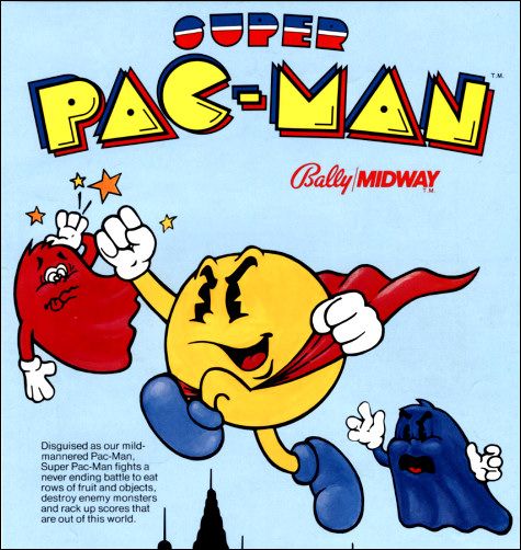 Super Pac-Man Arcade Flyer