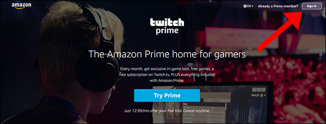 How To Subscribe To A Twitch Streamer Using Amazon Prime Twitch Prime Amazon Prime