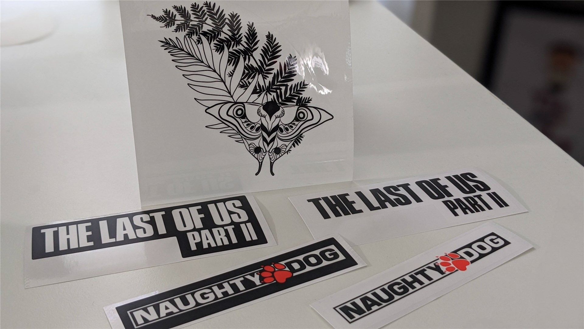 The Last of Us Part II Collector's Edition stickers