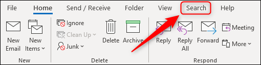 Lost Outlook's Search Tab? Here's How to Restore It