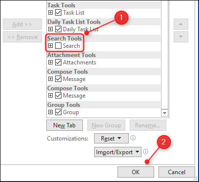 Lost Outlook's Search Tab? Here's How to Restore It
