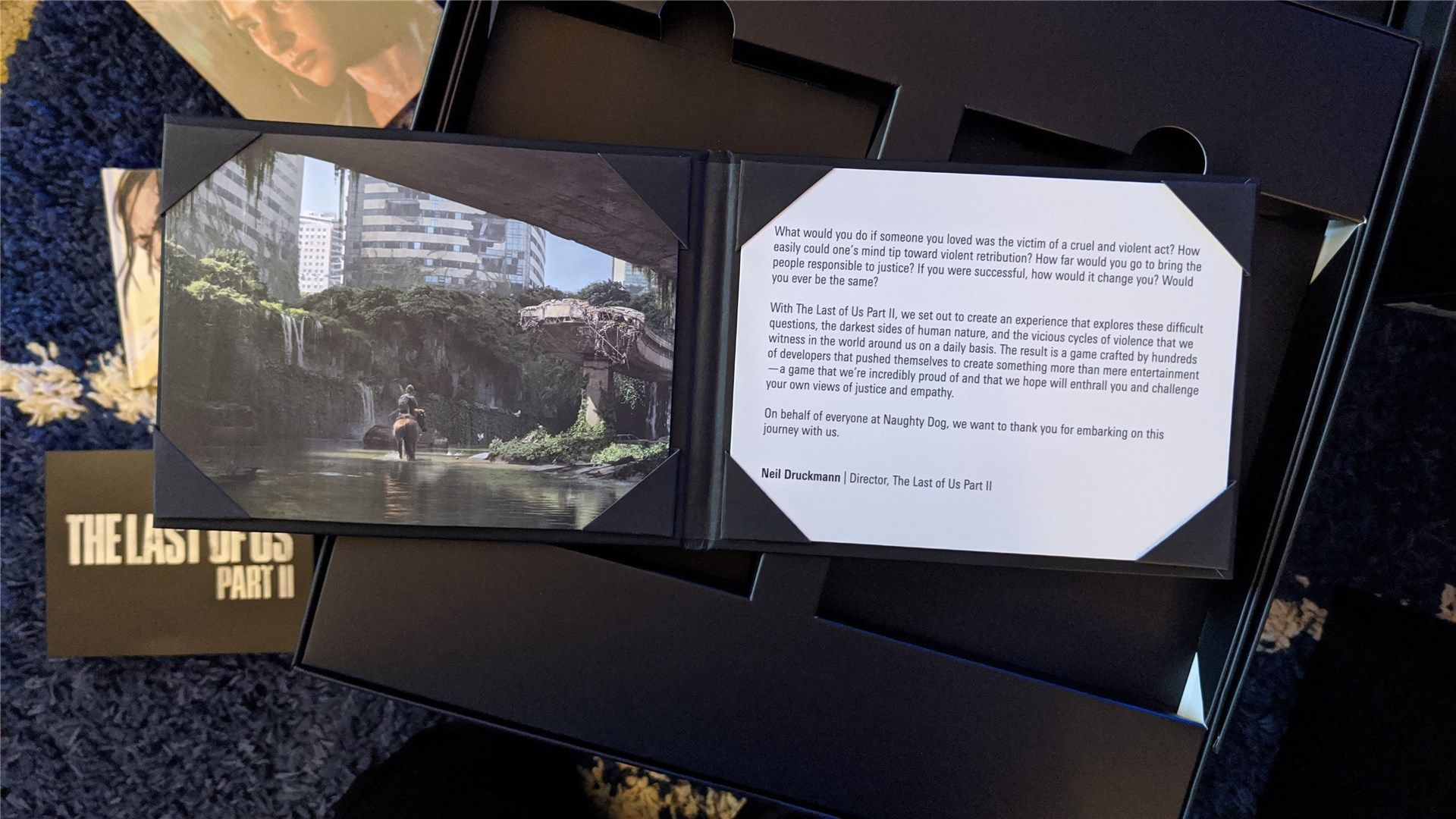 The Last of Us Part II lithograph and thank you letter