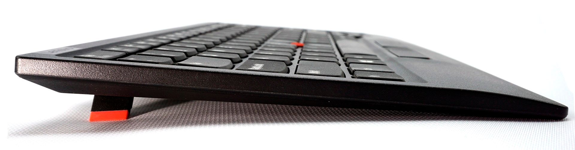 ThinkPad keyboard from the left side 