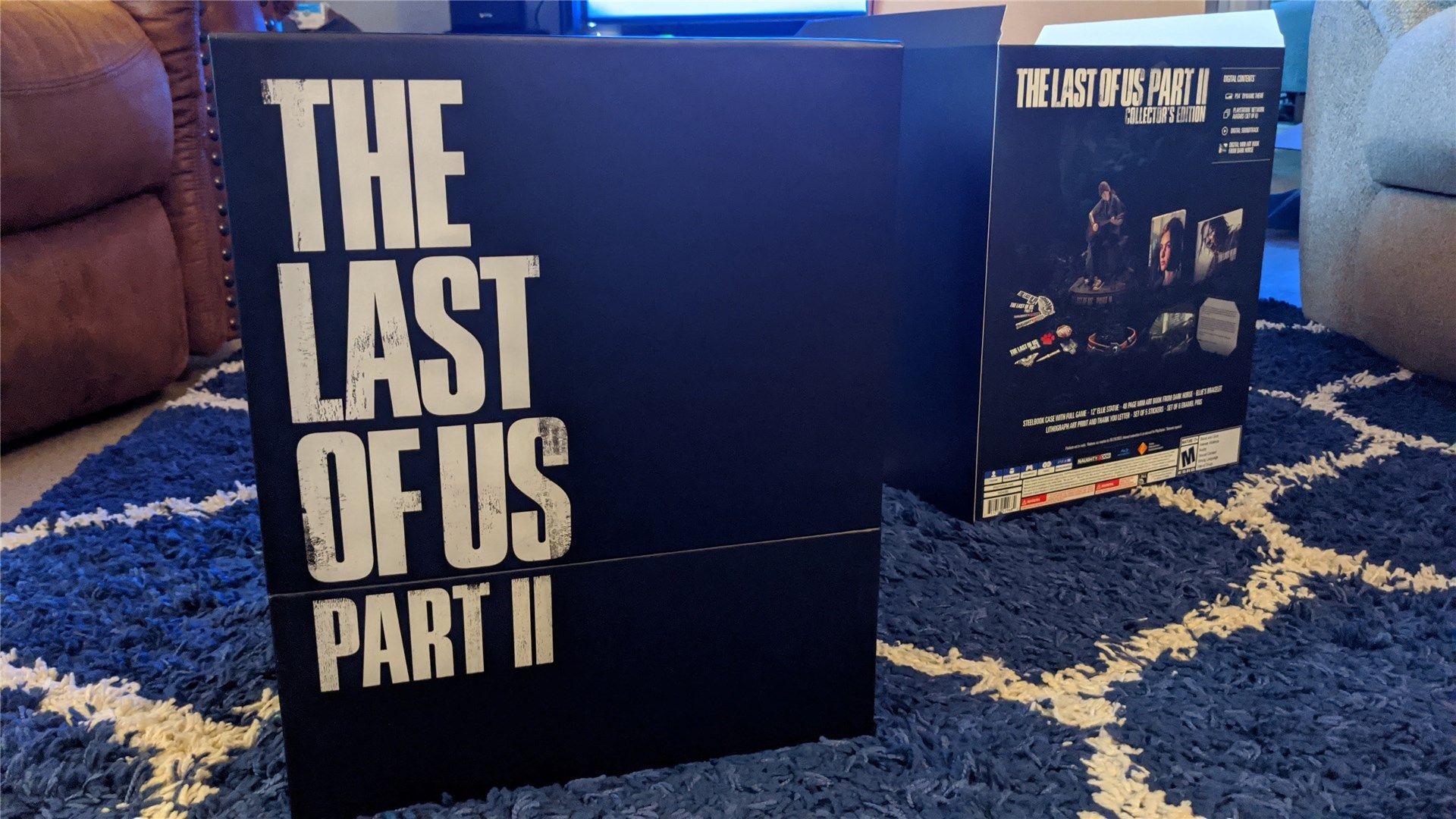 The box inside of The Last of Us Part II Collector's Edition Box