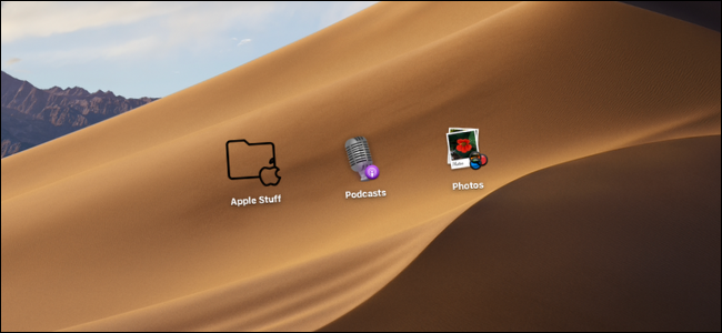Mac user changing the icons of files folders and apps on desktop