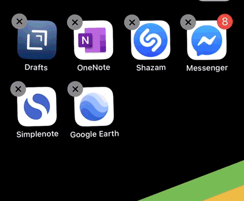 Pick Up Multiple Apps on iOS Home Screen