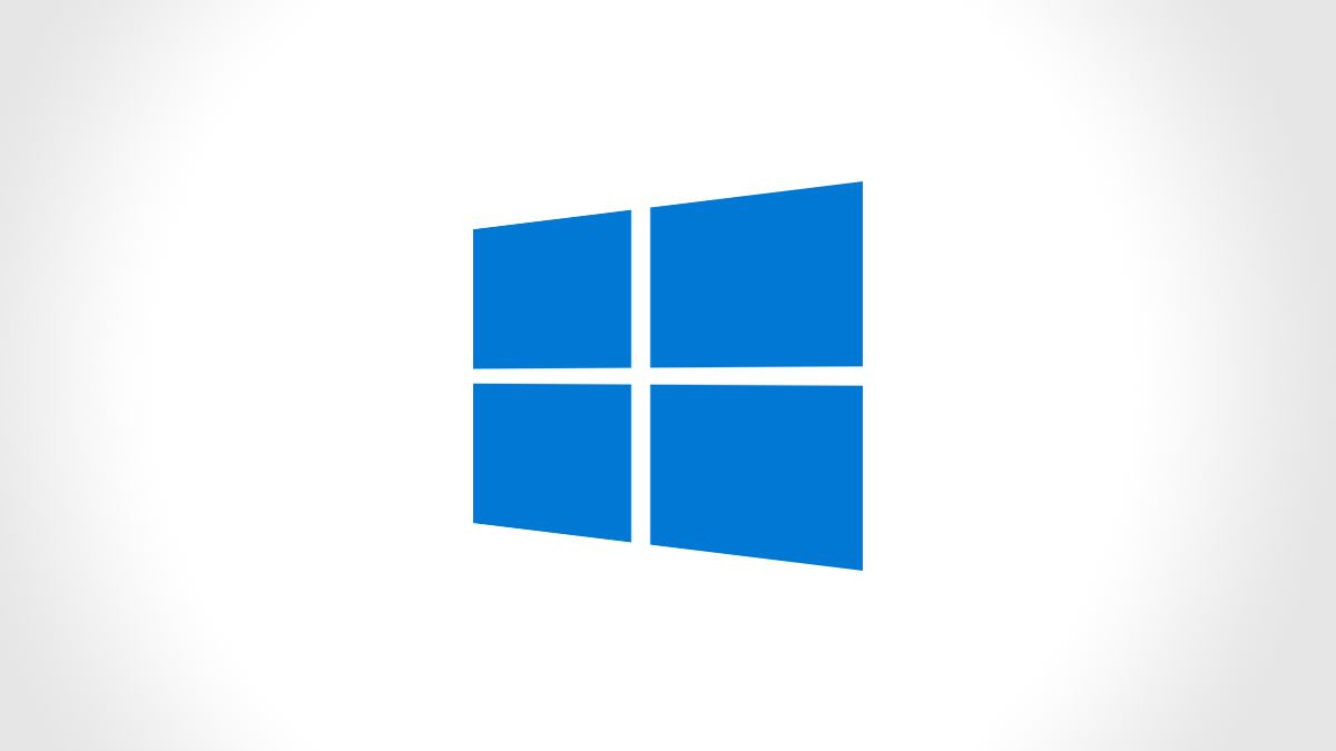 A Windows Logo on a white background. Header.