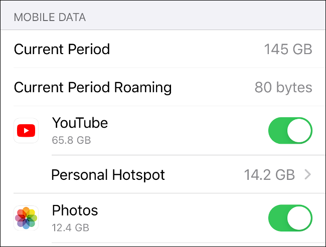 Identify Cellular Data Usage to Save Battery