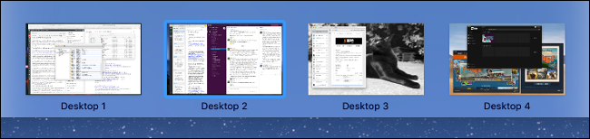 Use Mission Control to Manage Multiple Desktops
