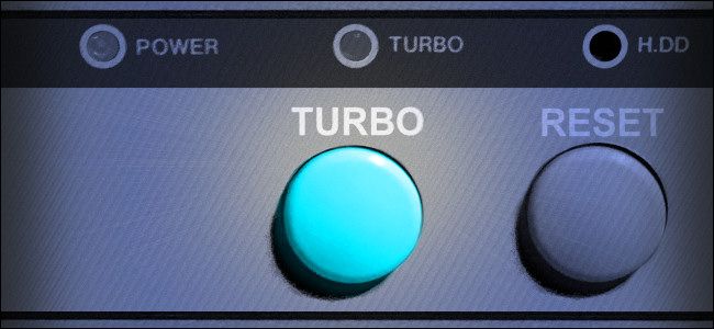 A Vintage PC Turbo Button