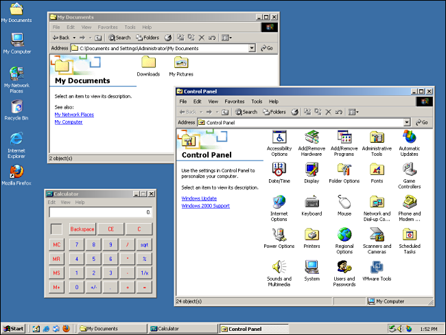 Windows 2000 Screenshot
