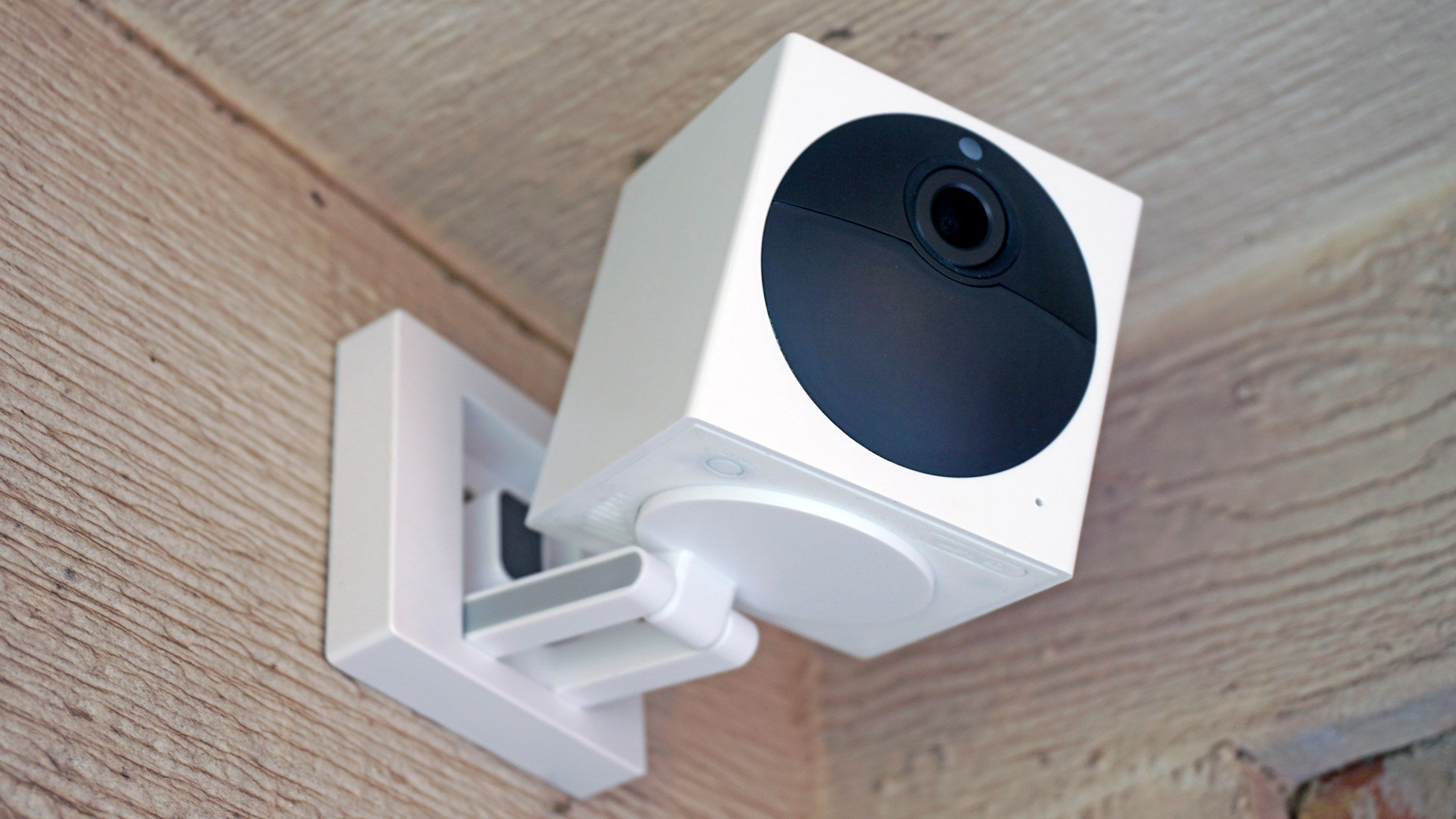 Wyze Cam Outdoor mounted to the wall
