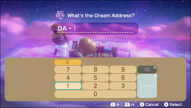 Animal Crossing New Horizons dream address