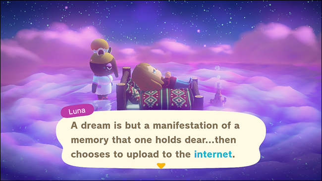 Animal Crossing New Horizons internet dreams