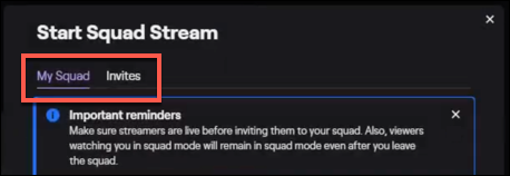 Make sure &quot;My Stream&quot; tab is selected.