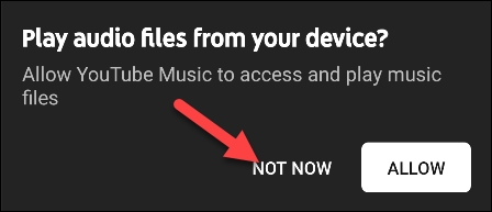 youtube music files from device