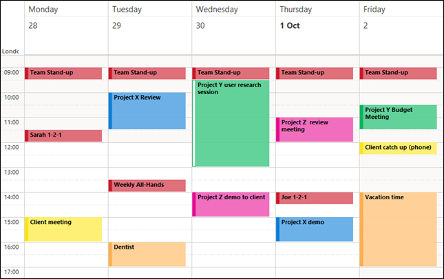 How to Color Code Outlook Calendar Events Using Categories
