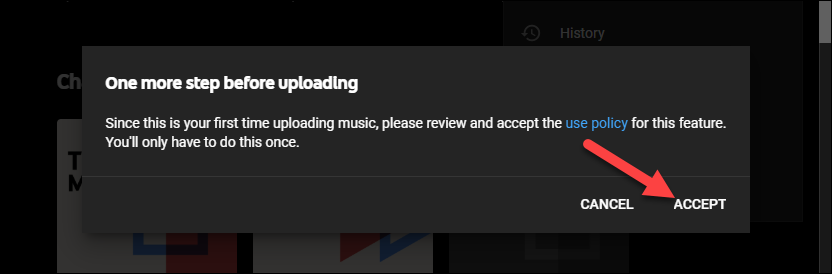 youtube music use policy