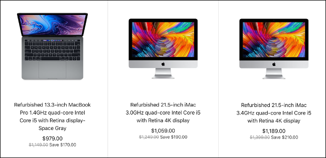 Apple's Refurbished Mac Range (August 2020)