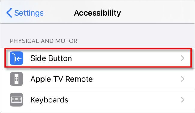 In iPhone Accessibility settings, tap 