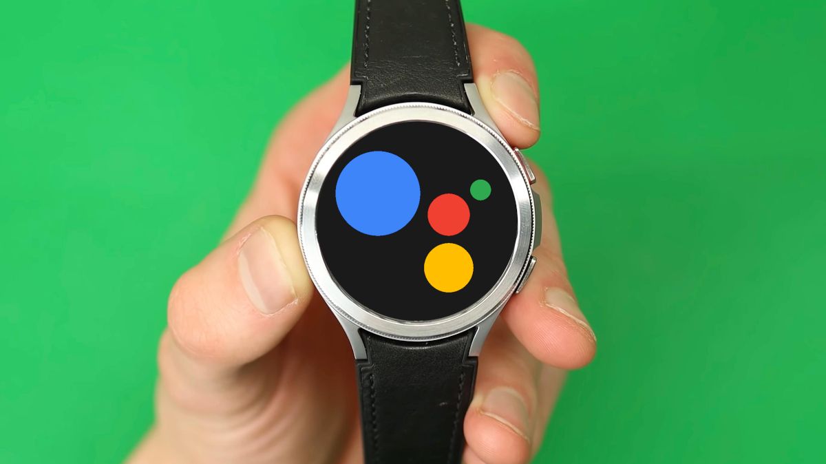 Samsung Galaxy Watch4 with Google Assistant.