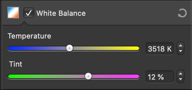 White Balance Controls