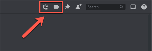 Click the "Start Video Call" or "Start Voice Call" buttons in a single or group direct message on Discord to begin a server-independent voice chat.