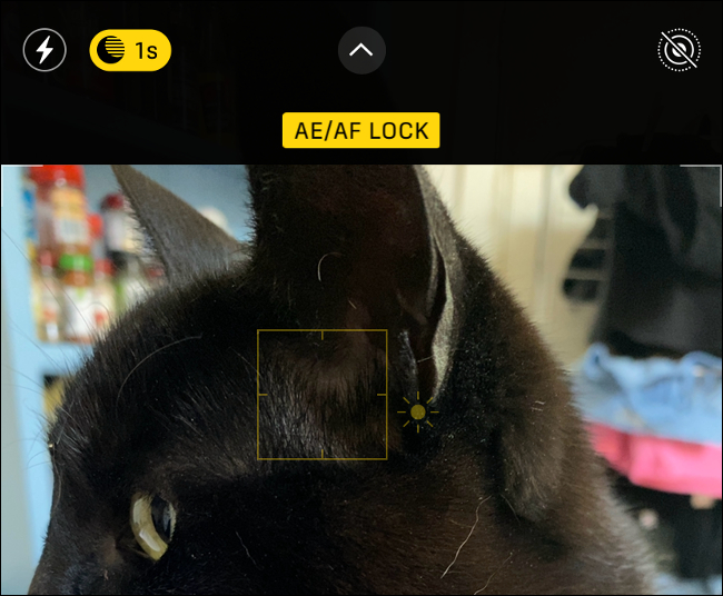 iPhone Camera AE/AF Lock