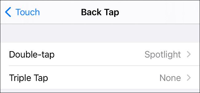 Back Tap Accessibility Shortcut in iOS 14