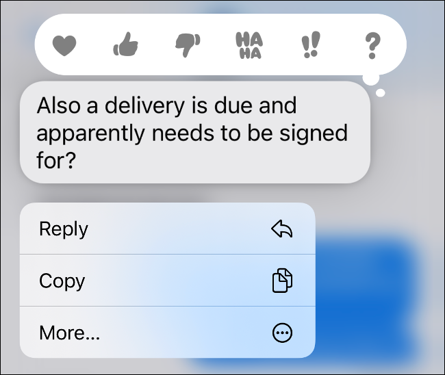 In-Line Replies in Messages for iOS 14